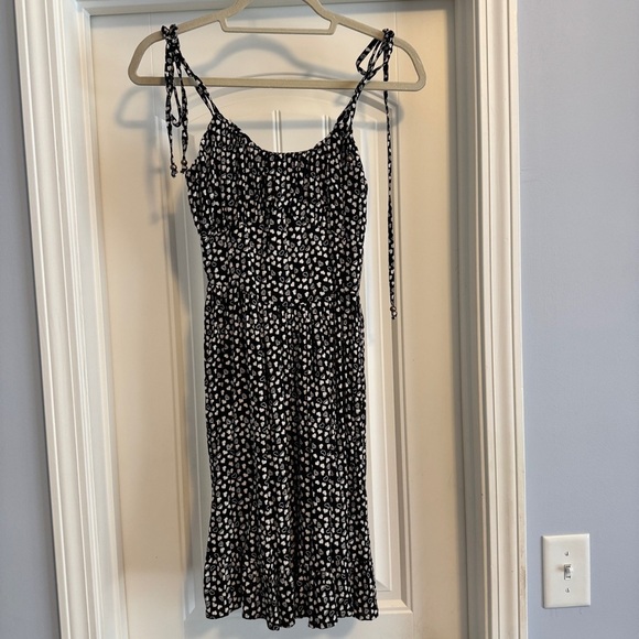 NEW Angie XS Hearts Mini Dress ~ Black & White Babydoll Y2K Valentine's - Picture 4 of 7